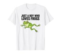 Homme Juste Un garçon Qui Aime Les Grenouilles T-Shirt Graphique avec Valeur