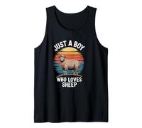 Homme Juste Un garçon Qui Aime Les Moutons, drôle d'amoureux de la Ferme, garçons, Moutons Débardeur