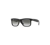 Ray-Ban Hommes Lunettes de soleil - JUSTIN - RB4165 - 601/8G - 55mm - Noires, Rectangulaire