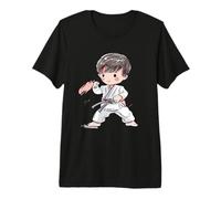 Homme Karate Boy - Autodéfense en Bande dessinée pour garçons T-Shirt Haut de Gamme