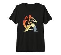 Homme Karateka Sketch Vintage Self-Defense T-Shirt Haut de Gamme