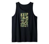 Homme Keep Calm and Let Jack Handle It Prénom Amusant Débardeur