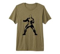 Homme Kickboxing Guy Artiste Martial Sanda T-Shirt Haut de Gamme