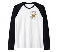 Homme King & Ace of Hearts fête Ses 21 Ans Manche Raglan