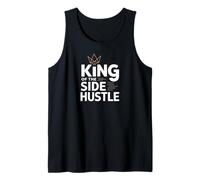 Homme King of the Side Hustle Donne de motivation pour la maison et les affaires Débardeur