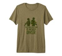 Homme La Guerre intérieure n'est jamais terminée T-Shirt Haut de Gamme