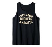 Homme La Vie est Une Question de seaux et d'aides - Basketball Débardeur