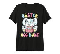 Homme Lapin Easter Egg Hunt - Motif Lapin de Pâques pour garçons et Filles T-Shirt Haut de Gamme