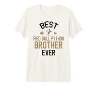 Homme Le Meilleur frère Pied Ball Python de Tous Les Temps : Le Mignon Serpent Piebald T-Shirt Haut de Gamme