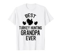 Homme Le Meilleur Grand-père Chasseur de dindes de Tous Les Temps T-Shirt Graphique avec Valeur