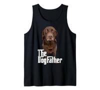 Homme Le père du Chien Brown Labrador Chocolate Retriever Lab Dad Débardeur