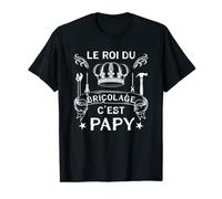 Homme Le Roi Du Bricolage C'est Papy T-Shirt