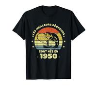 Homme Les meilleurs pêcheurs sont nés en 1950 Fierté et Passion T-Shirt