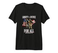 Homme Liberté et Justice pour Tous T-Shirt Haut de Gamme