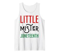 Homme Little Mister Juneteenth Noir Garçon Garçon Amusant Débardeur