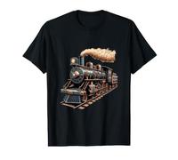 Homme Locomotive à Vapeur Machine à Vapeur Train à Vapeur T-Shirt Graphique avec Valeur