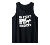 Homme Ma chèvre pygmée a mangé Mes devoirs Funny Goatherd Un éleveur de chèvres Débardeur