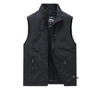 Homme Manteau sans Manche,Veste sans Manches Veste de Sport Gilet de Chasse Reporter Photographie, Pêche, de Plein Air Sports de Voyage Les Poches Gilets Séchage Rapide