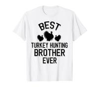 Homme Meilleur frère de Chasse à la Dinde de Tous Les Temps T-Shirt Graphique avec Valeur