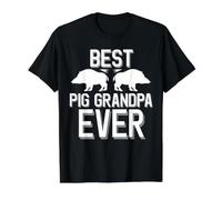 Homme Meilleur Grand-père Cochon de Tous Les Temps, Chasseur de sangliers T-Shirt Graphique avec Valeur
