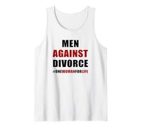 Homme Men Against Divorce - Conservative Men's Pro-Marriage Quote Débardeur