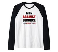 Homme Men Against Divorce - Conservative Men's Pro-Marriage Quote Manche Raglan
