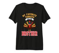 Homme Mes dindes préférées m'appellent frère T-Shirt Haut de Gamme