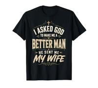 Homme Message de Mariage pour Mari chrétien, épouse, Foi, Amour T-Shirt
