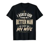 Homme Message de Mariage pour Mari chrétien, épouse, Foi, Amour T-Shirt Graphique avec Valeur