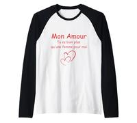 Homme Mon Amour Tu ES Bien Plus qu'une Femme pour Moi Manche Raglan
