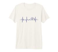 Homme Mon cœur Bat pour la Natation T-Shirt Haut de Gamme