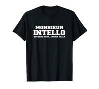Homme Monsieur intello cadeau drôle mec intelligent T-Shirt
