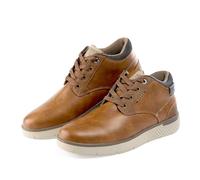 Homme Montante Basket Casual Marche Sport Sneakers Gym Fitness Chaussures Classic Vintage Sneaker Sport Cuir Business Chaussures MU9557-8 (COGN,43)