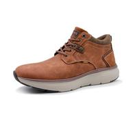 Homme Montante Basket Outdoor Business Chaussures Marche Ville Sneaker Casual Fitness Basket Classic Vintage Sneaker Sport Cuir Classic Basket Casual Sneakers MU9577-8 (COGN,42)