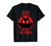 Homme, Moth, The Legend - Moonlit Mythical Mothman Cryptid T-Shirt