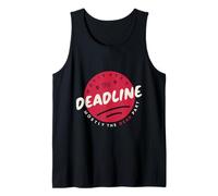 Homme Motivated by Deadline, T-shirt humoristique Creative Procrastination Débardeur