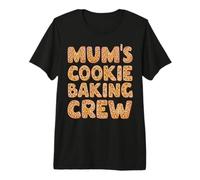 Homme Mum's Cookie Baking Crew Pain d'épices glacé T-Shirt Haut de Gamme
