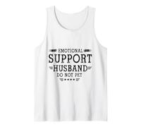 Homme My Emotional Support Husband Funny Partner Role Devoirs Humour Débardeur