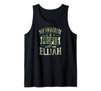 Homme My Favorite People Call Me Elijah Nom personnalisé Débardeur
