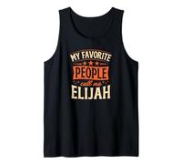 Homme My Favorite People Call Me Elijah Nom personnalisé Débardeur