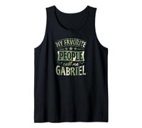 Homme My Favorite People Call Me Gabriel Nom personnalisé Débardeur