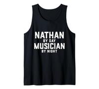 Homme Nate Costume de Musicien d'halloween Gen Z Millennial Nathan Débardeur