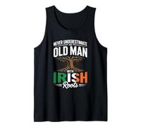Homme Never Underestimate an Old Man with Irish Roots Pride Débardeur