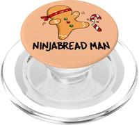 Homme Ninjabread en Pain d'épice Amusant, Amateur de pâtisserie PopSockets PopGrip pour MagSafe