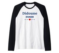 Homme Nom Didoune amour surnom Didoune Manche Raglan