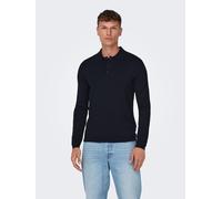 Homme O&S Polo Manches Longues Haut Basique Pull en Coton Sweat ONSWYLER NOUVEAU