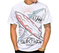 Homme Océan Animal 3D Imprimé T-Shirt Surf Requin Graphique Rue Mode Manches Courtes O Col Pullover Tops