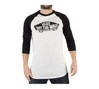 Vans Style 76 Raglan White/black Taille: XL | Outlet | Homme | Blanche