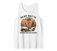 Homme on My Way to Making Bad Decisions - Golf Amusant Golfeur Débardeur