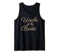 Homme Oncle of The Bride, Wedding & Bridal, Tan Script Police Débardeur